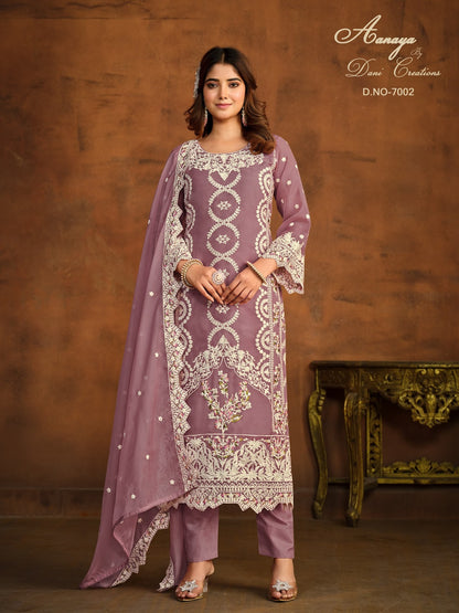 Aanaya Vol 170 Dani Creation Organza Pant Style Suits