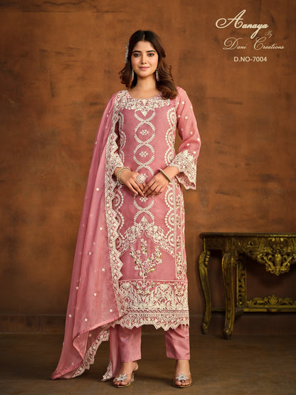 Aanaya Vol 170 Dani Creation Organza Pant Style Suits