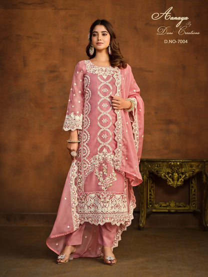 Aanaya Vol 170 Dani Creation Organza Pant Style Suits