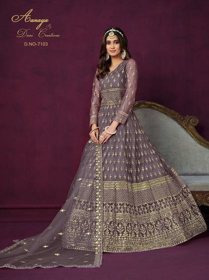 Aanaya Vol 171 Dani Creation Net Anarkali Salwar Suits