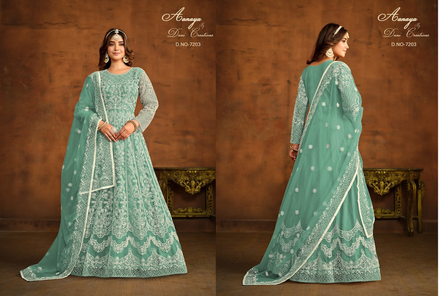 Aanaya Vol 172 Dani Creation Net Anarkali Salwar Suits