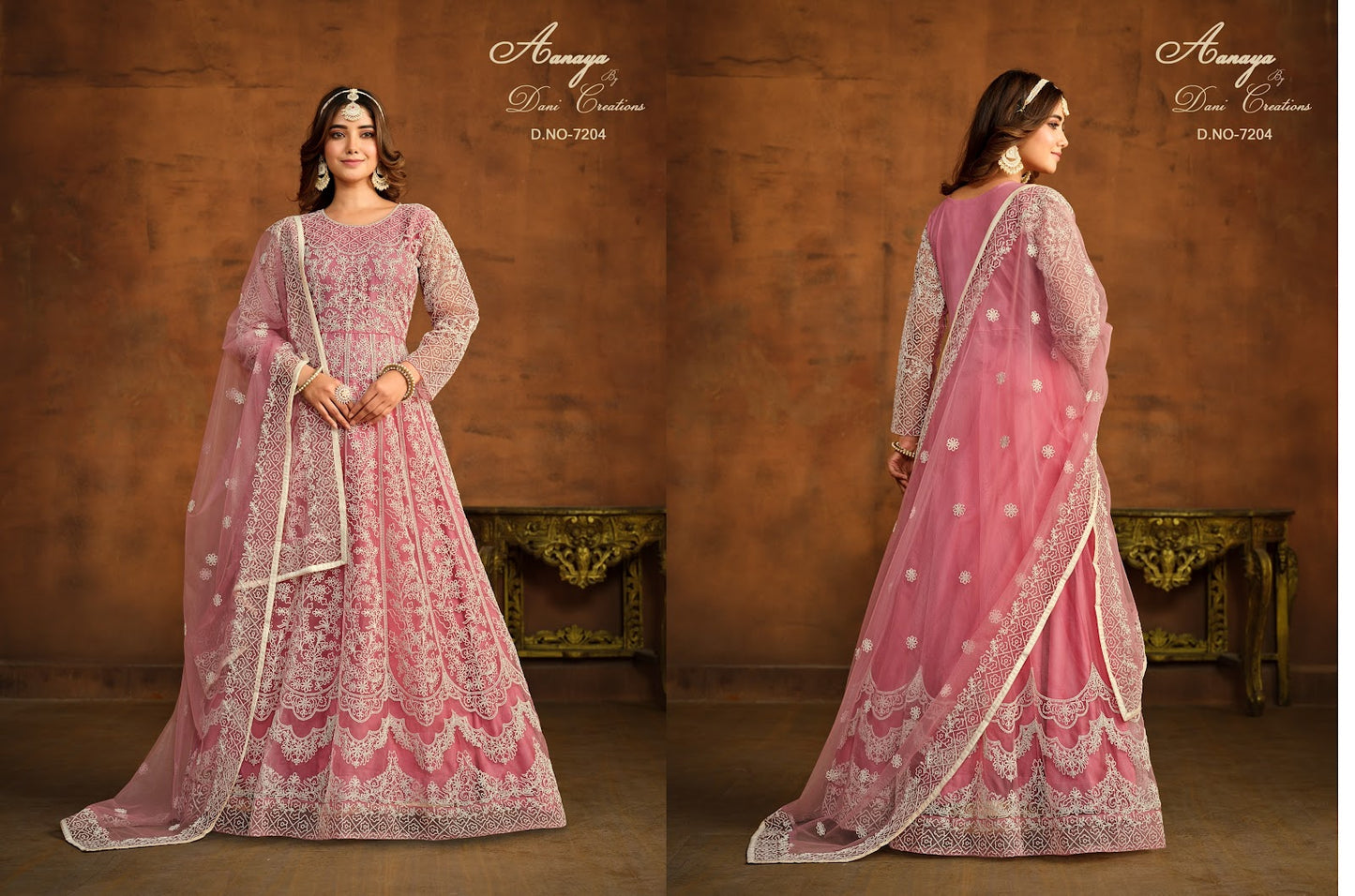 Aanaya Vol 172 Dani Creation Net Anarkali Salwar Suits