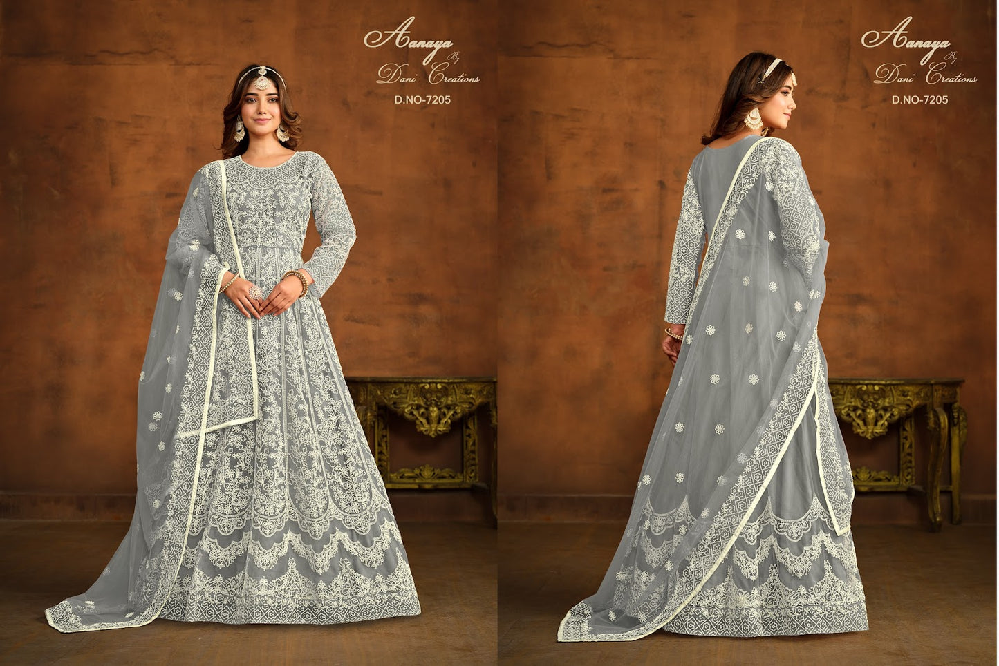 Aanaya Vol 172 Dani Creation Net Anarkali Salwar Suits