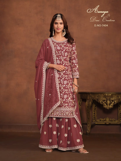 Aanaya Vol 174 Dani Creation Fox Georgette Plazzo Style Suits