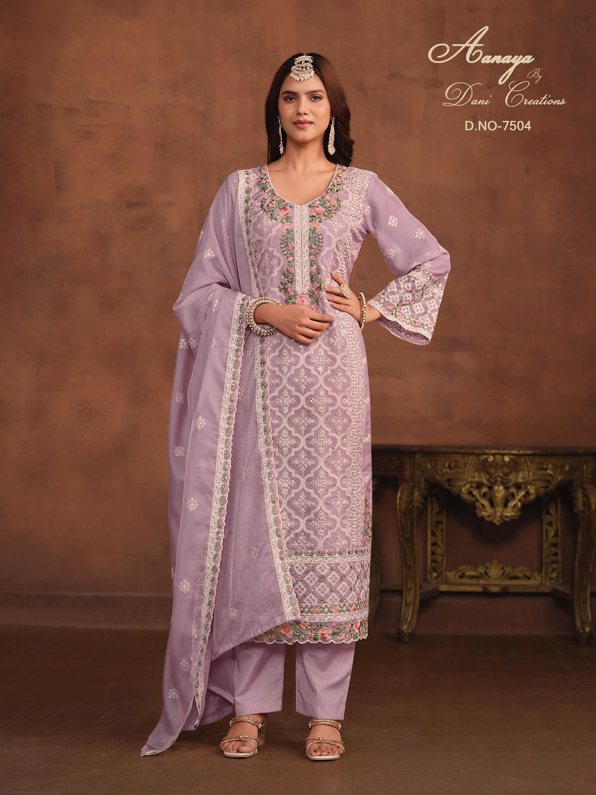 Aanaya Vol 175 Dani Creation Organza Pant Style Suits