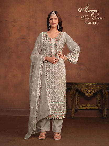 Aanaya Vol 175 Dani Creation Organza Pant Style Suits