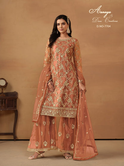 Aanaya Vol 177 Dani Creation Net Sharara Style Suits