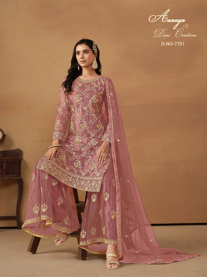Aanaya Vol 177 Dani Creation Net Sharara Style Suits