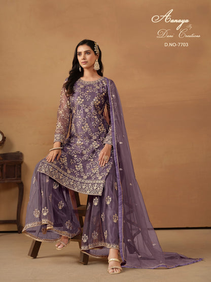 Aanaya Vol 177 Dani Creation Net Sharara Style Suits