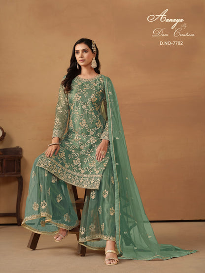 Aanaya Vol 177 Dani Creation Net Sharara Style Suits