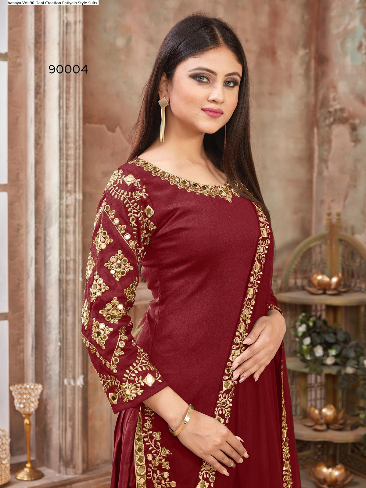Aanaya Vol 90 Dani Creation Art Silk Patiyala Style Suits
