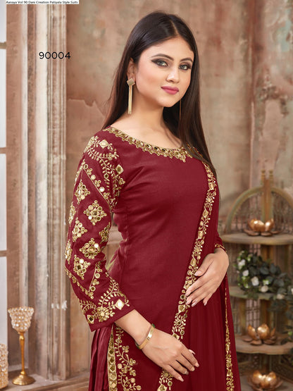 Aanaya Vol 90 Dani Creation Art Silk Patiyala Style Suits