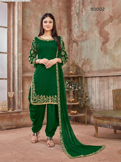 Aanaya Vol 90 Dani Creation Art Silk Patiyala Style Suits