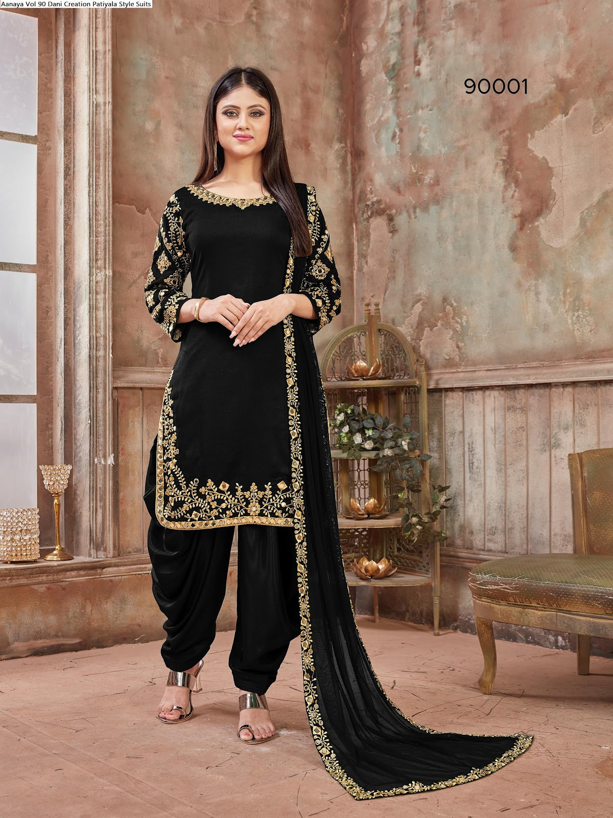 Aanaya Vol 90 Dani Creation Art Silk Patiyala Style Suits