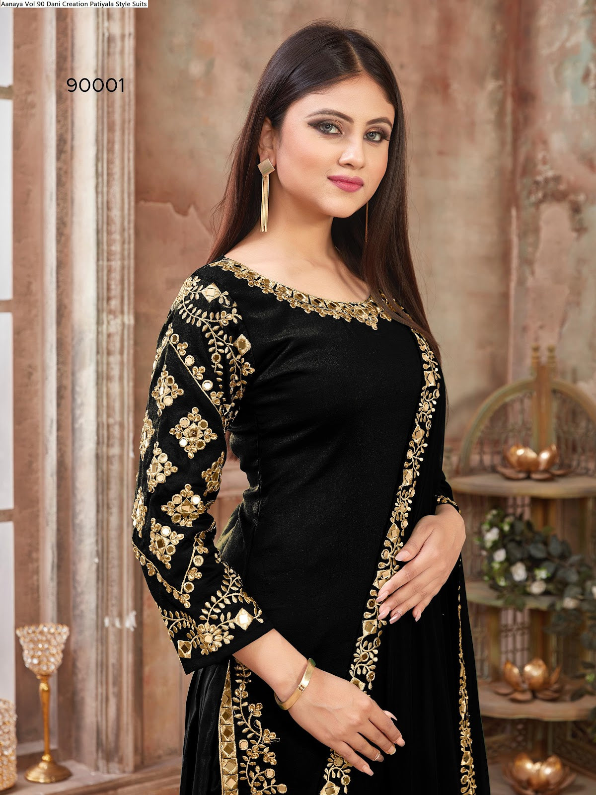 Aanaya Vol 90 Dani Creation Art Silk Patiyala Style Suits