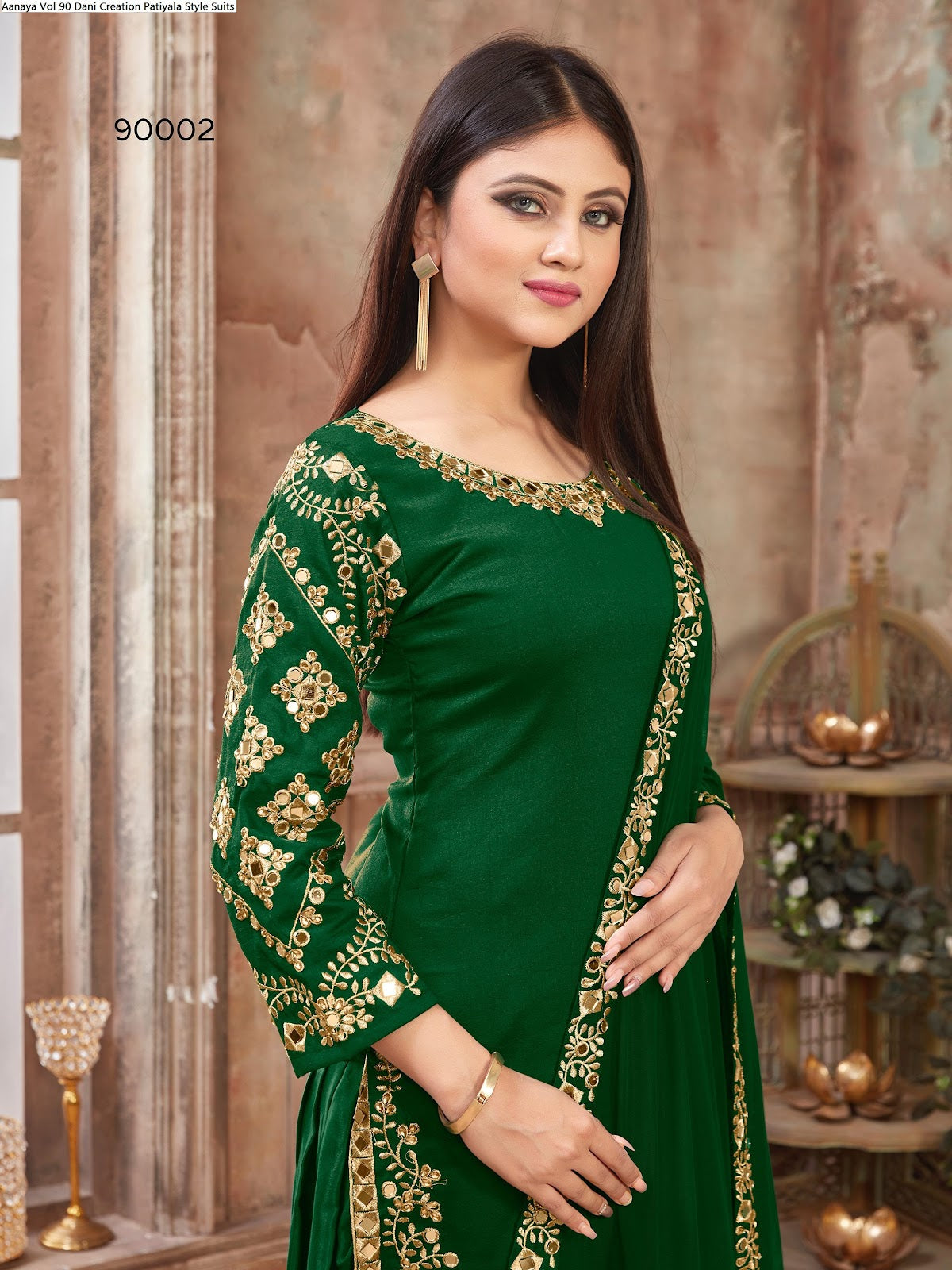 Aanaya Vol 90 Dani Creation Art Silk Patiyala Style Suits