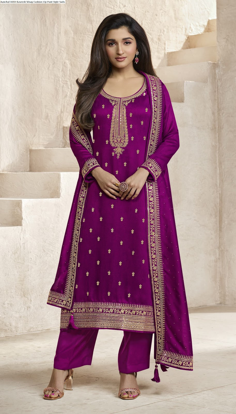 Aanchal Hitlit Kaseesh Vinay Fashion Llp Georgette Pant Style Suits