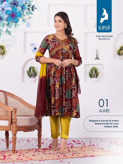 Aari Kaya Modal Readymade Pant Style Suits