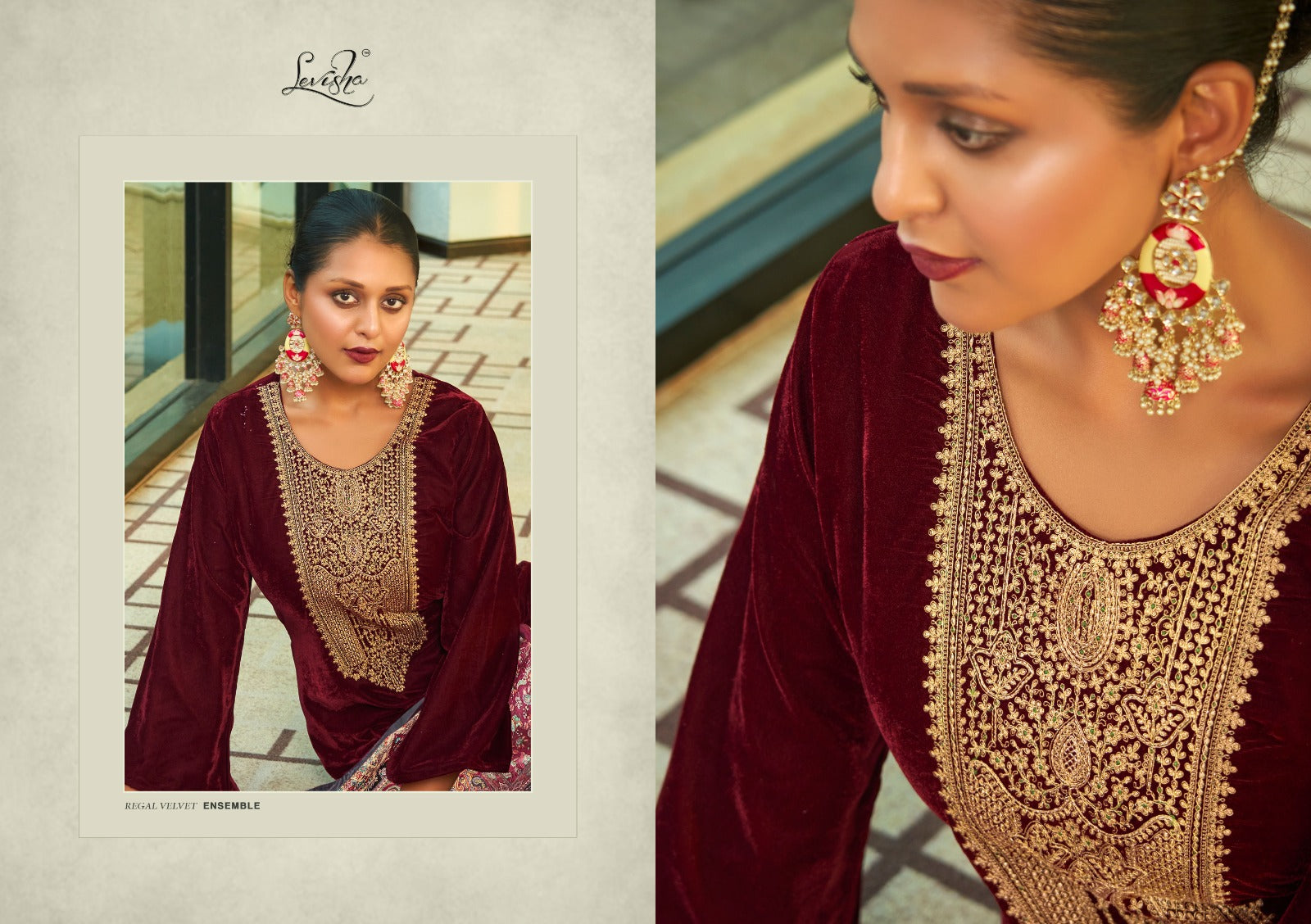 Aarohi Levisha Velvet Suits