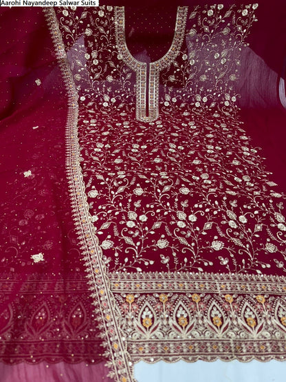 Aarohi Nayandeep Simmer Salwar Suits