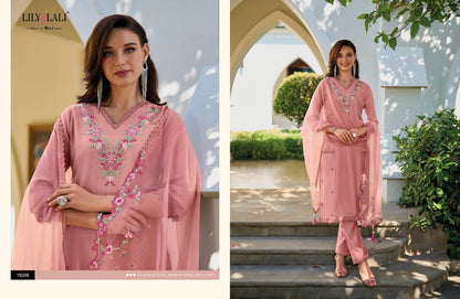 Aarya Lily Lali Milan Silk Readymade Pant Style Suits
