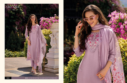 Aarya Lily Lali Milan Silk Readymade Pant Style Suits
