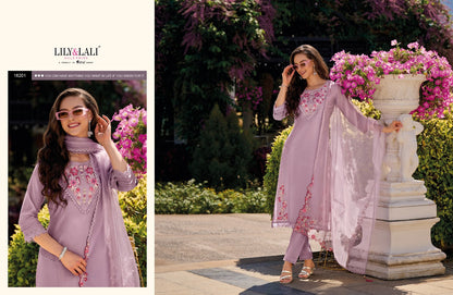 Aarya Lily Lali Milan Silk Readymade Pant Style Suits