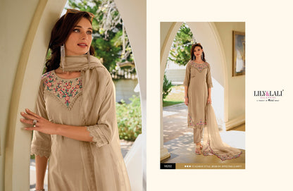 Aarya Lily Lali Milan Silk Readymade Pant Style Suits
