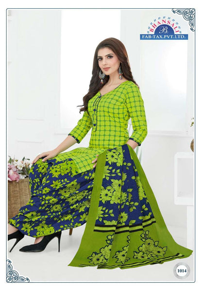 Aashma Vol 10 Bhansali Readymade Cotton Patiyala Suits