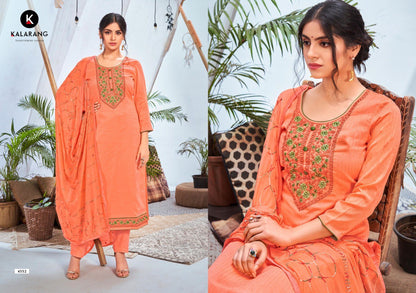 Aashvi Kalarang Silk Pant Style Suits