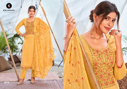 Aashvi Kalarang Silk Pant Style Suits