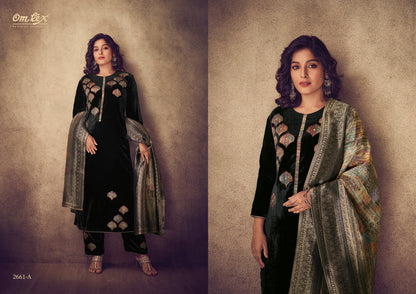 Aayat Omtex Velvet Suits