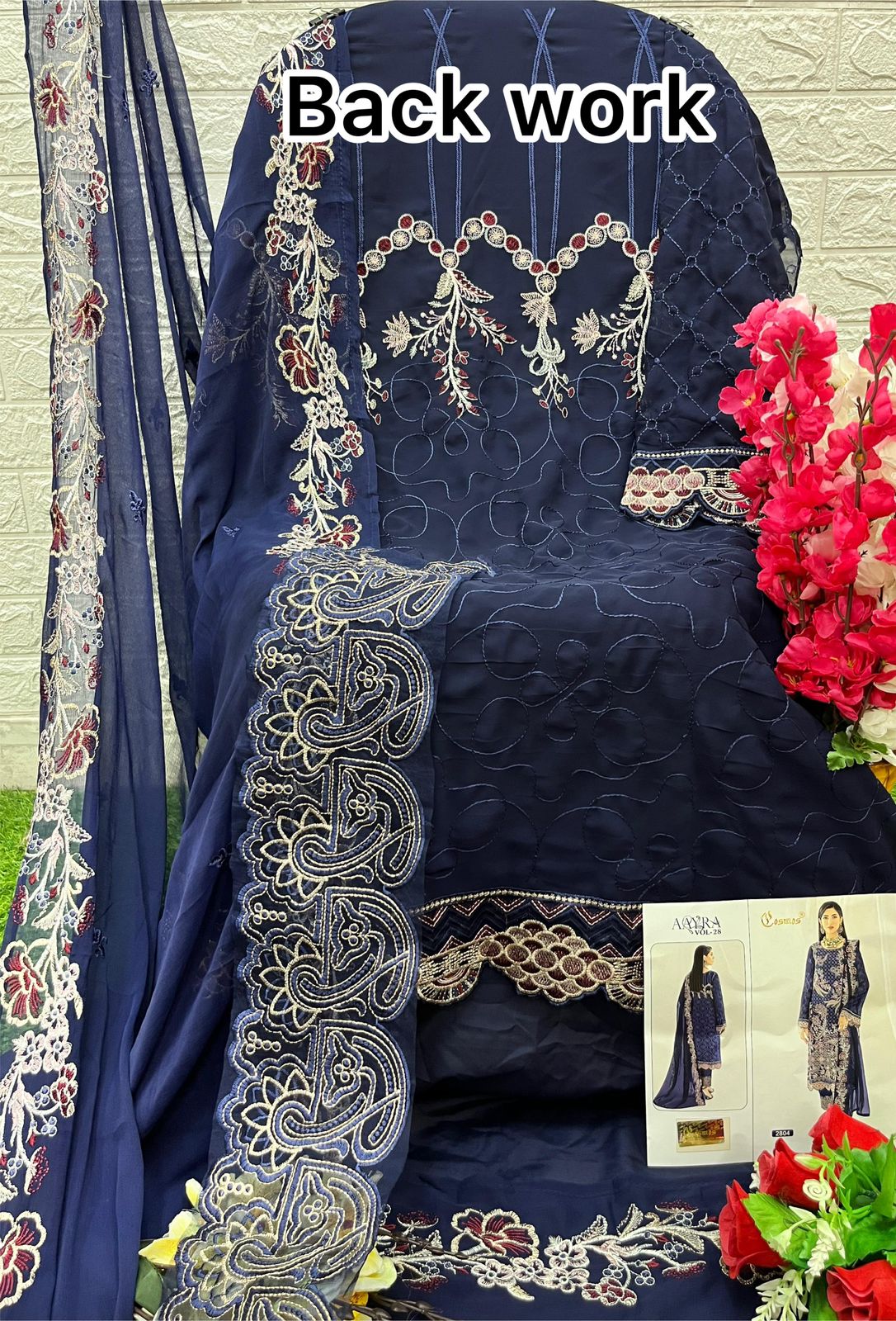 Aayra Vol 28 Cosmos Fashion Georgette Pakistani Salwar Suits