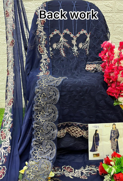 Aayra Vol 28 Cosmos Fashion Georgette Pakistani Salwar Suits