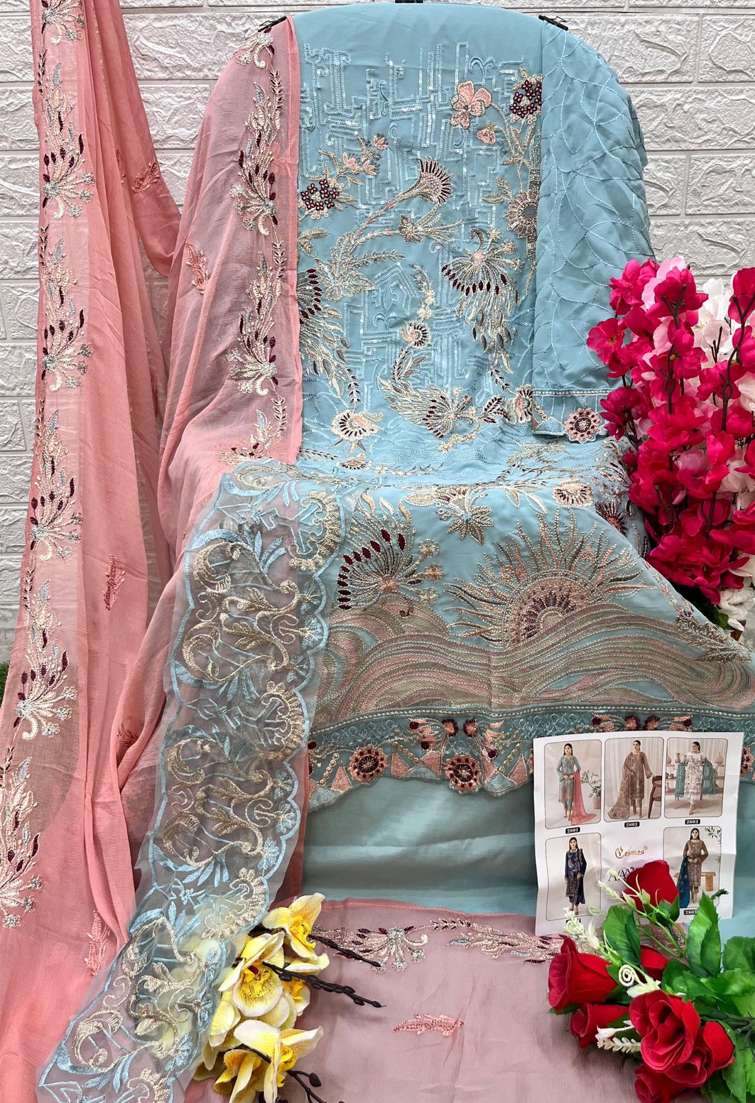 Aayra Vol 28 Cosmos Fashion Georgette Pakistani Salwar Suits