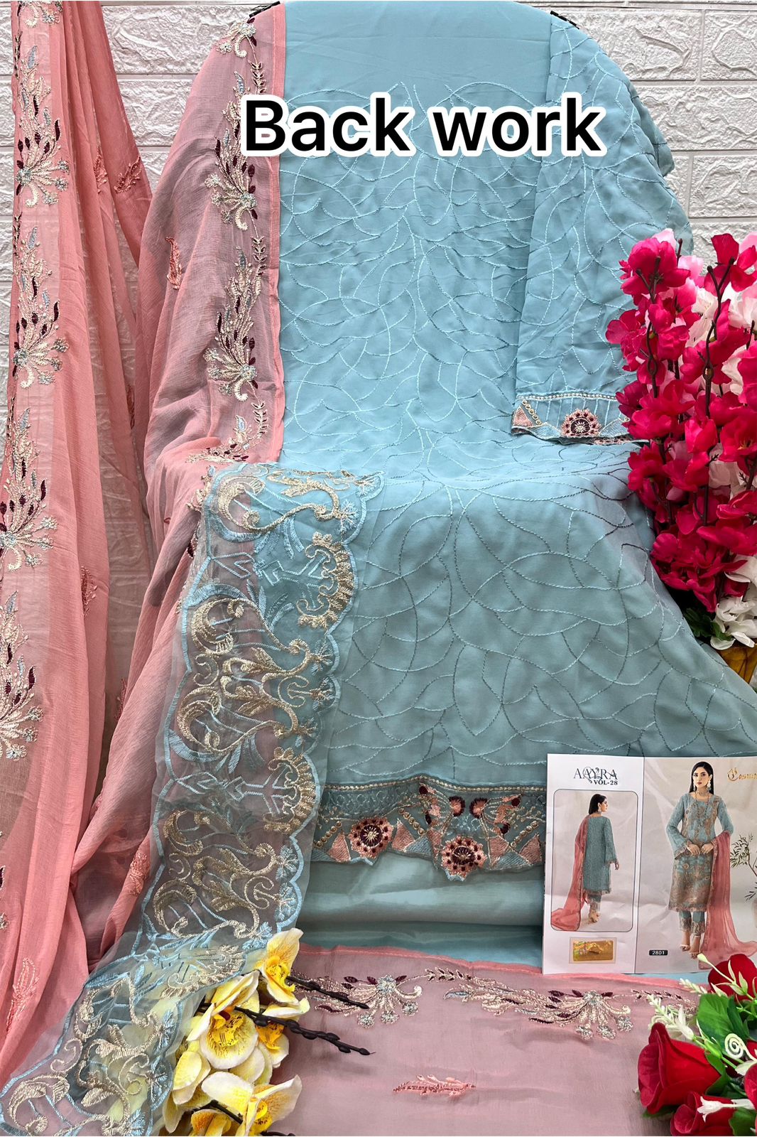 Aayra Vol 28 Cosmos Fashion Georgette Pakistani Salwar Suits