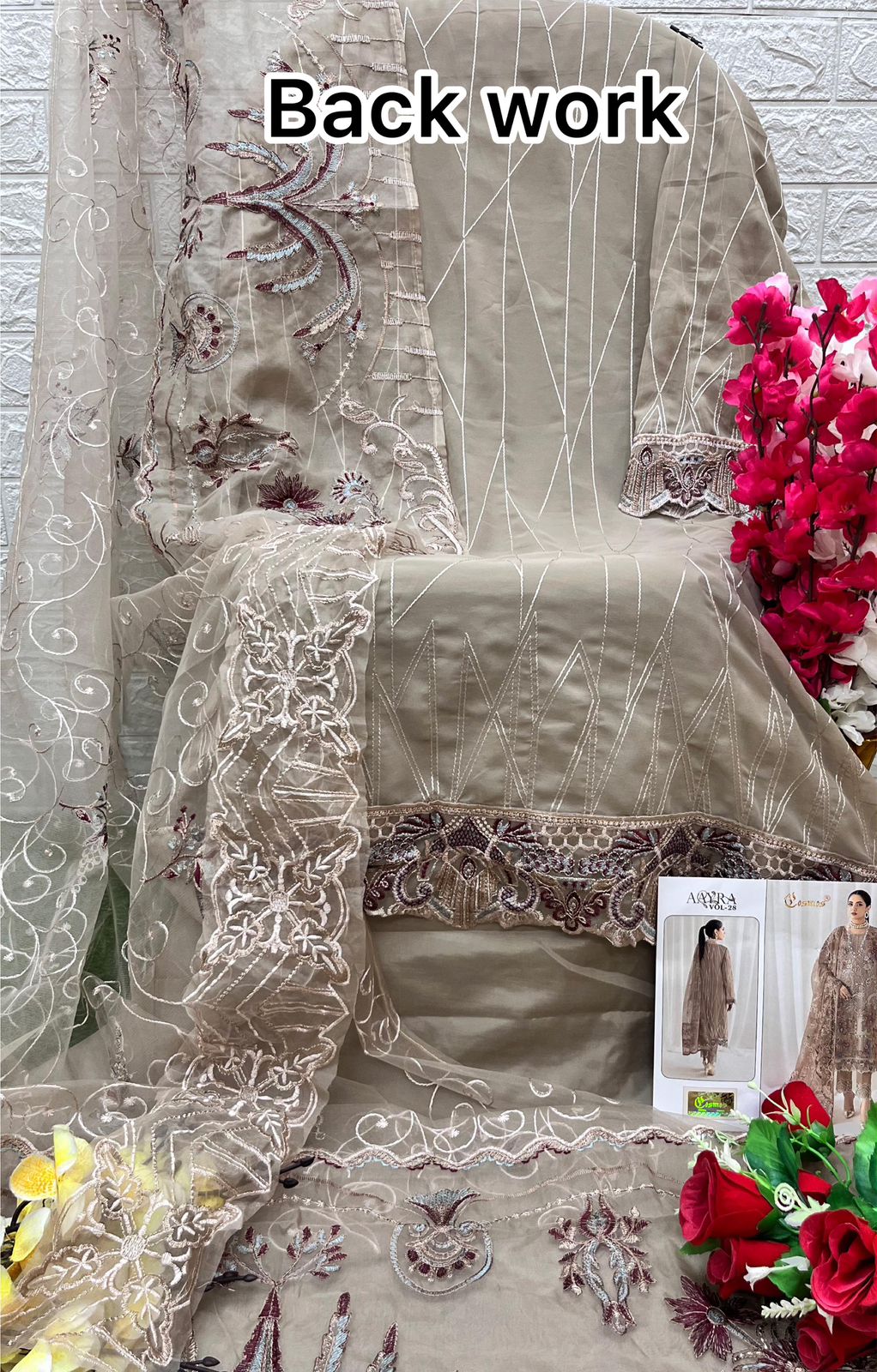 Aayra Vol 28 Cosmos Fashion Georgette Pakistani Salwar Suits