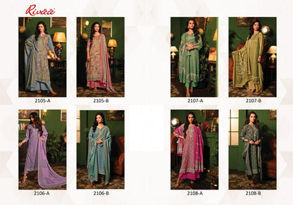 Abeera-1 Rivaa Jaam Satin Pant Style Suits