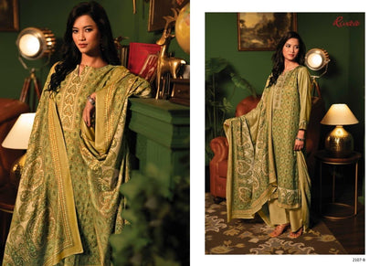 Abeera-1 Rivaa Jaam Satin Pant Style Suits