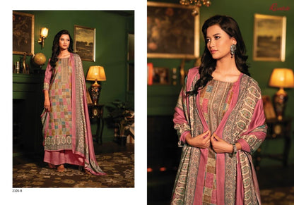 Abeera-1 Rivaa Jaam Satin Pant Style Suits