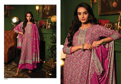 Abeera-1 Rivaa Jaam Satin Pant Style Suits