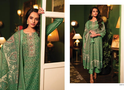 Abeera-1 Rivaa Jaam Satin Pant Style Suits