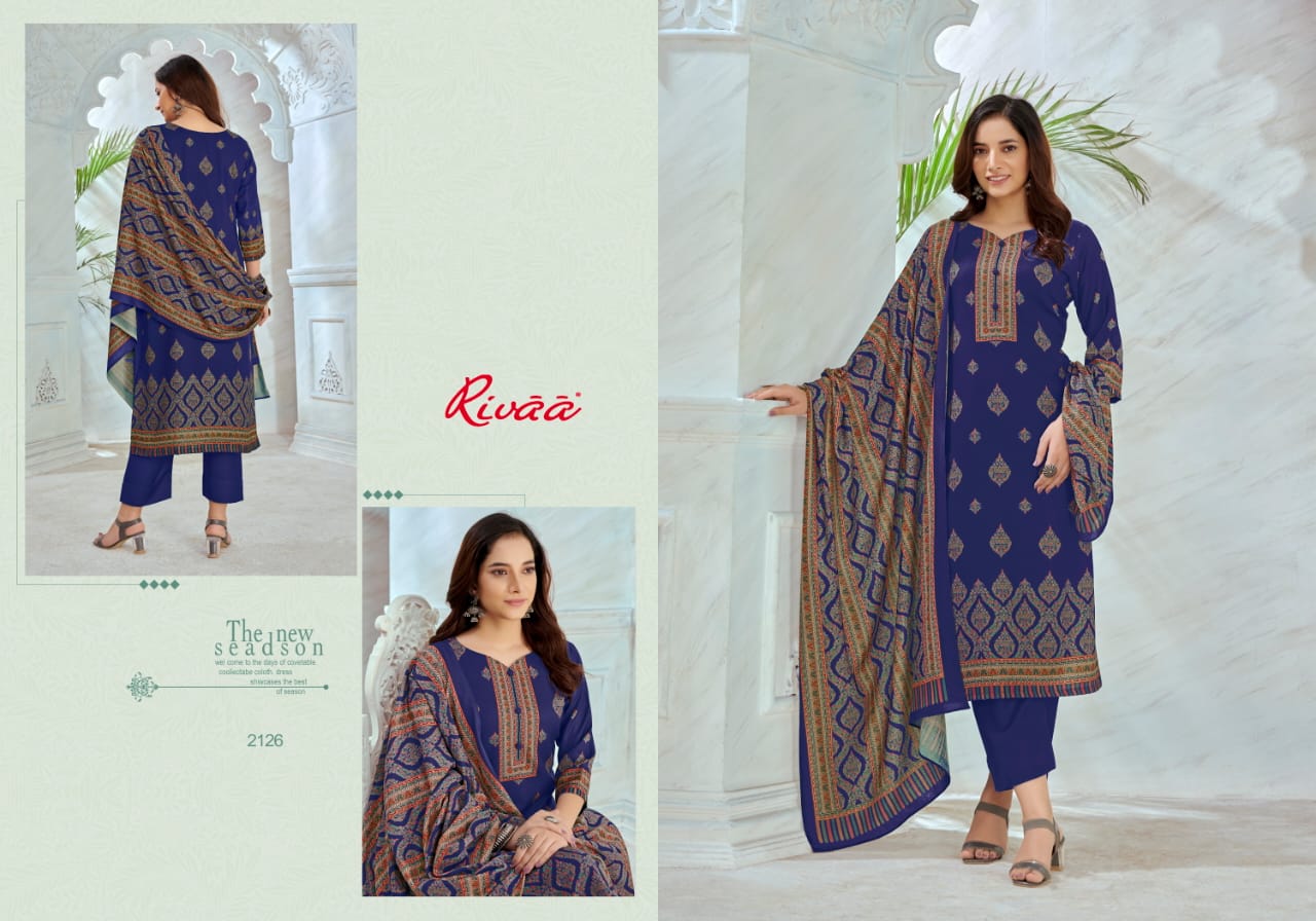 Abeera-2 Rivaa Jaam Satin Pant Style Suits