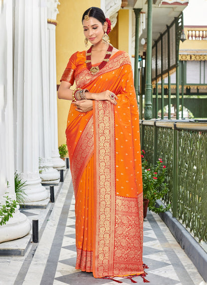 Abhi Silk Sangam Prints Fancy Sarees