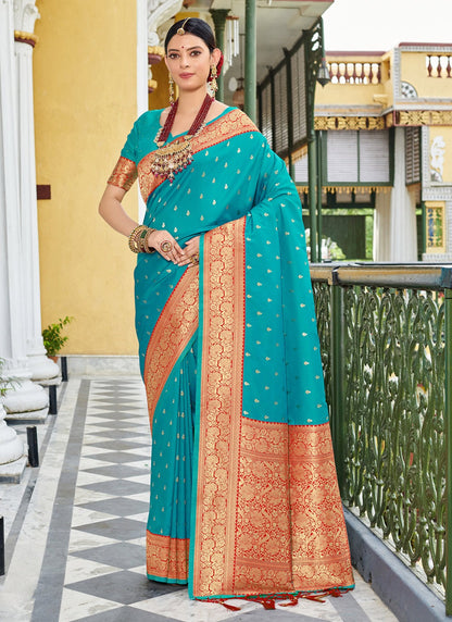 Abhi Silk Sangam Prints Fancy Sarees