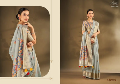 Abhitha Cotton Aura Sarees