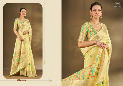 Abhitha Cotton Aura Sarees