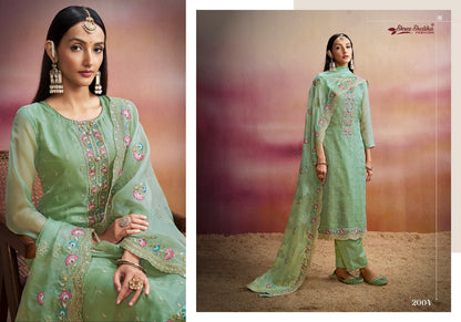 Adaab Shree Shalika Fashion Soft Organza Pant Style Suits