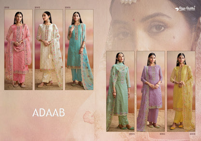 Adaab Shree Shalika Fashion Soft Organza Pant Style Suits