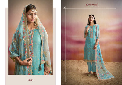 Adaab Shree Shalika Fashion Soft Organza Pant Style Suits